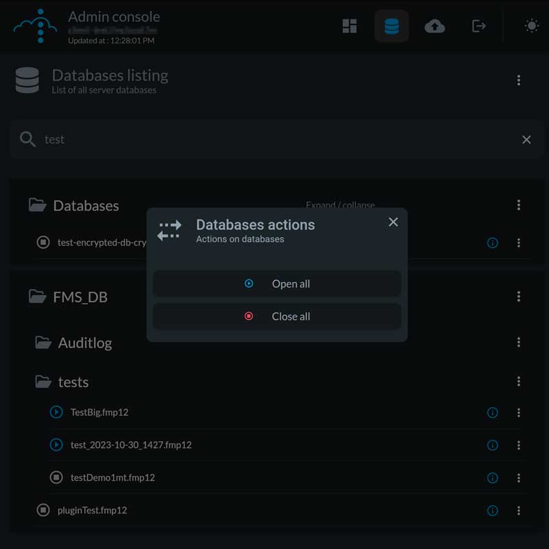 fmcloud_admin_console_databases_folderActions